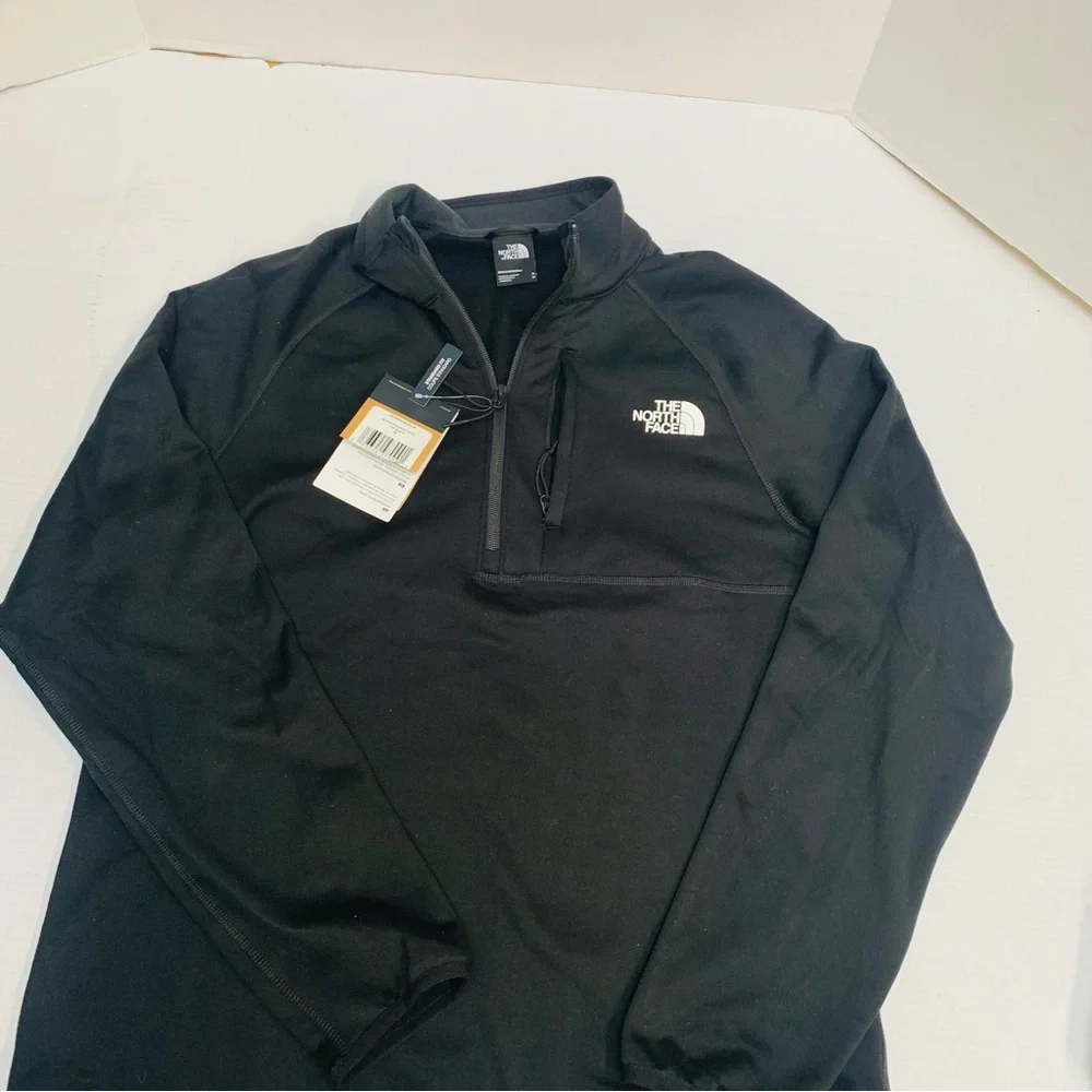 The North Face Canyonland Fleece Men's Black Pullover size Medium NWT